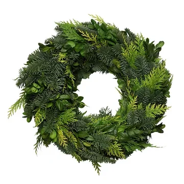 Krans gemengd 30 cm rond gebonden