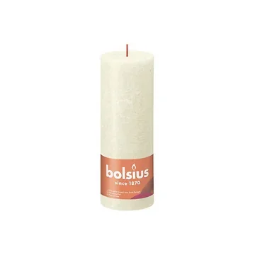 Bolsius Rustiek stompkaars Soft Pearl 190/68
