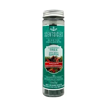 Scentsicles Geurstokjes met haakjes O Christmas Tree 6 stuks