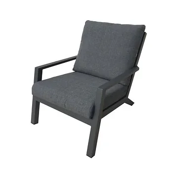 Royal Seasons Loungestoel Cannes Antraciet 75 x 90 x 79 cm