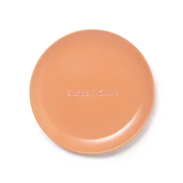 Vondels Ceramic cake plate sweet club orange ø16 cm
