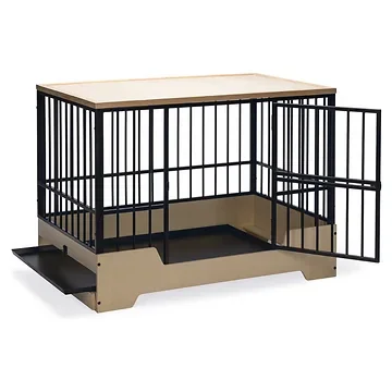 Designed by Lotte hondenbench Quirine zwart XL 112 x 73 cm