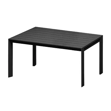 Royal Seasons Tafel Noordwijk Zwart 160 x 100 x 77 cm