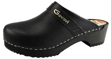 Gevavi Klomp Zwart-40