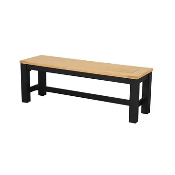 Royal Seasons Bank Atlanta Zwart 138 x 42 x 47 cm