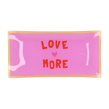 Daan Kromhout Design Bord Rechthoek Love More 20 x 10 x 2 cm