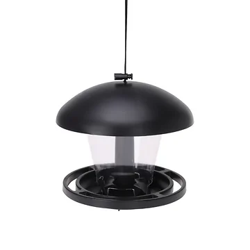 Vogelvoedersilo kunststof grijs 16.5 cm