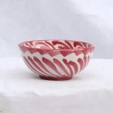 Lenta Living Tapas Schaaltje Repintado Bordeaux 10 x 4 cm