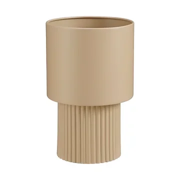 Mica Decorations Bloempot Lux Rond Bruin 23 x 23 x 36 cm