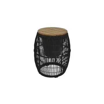 Outdoor Living Sidetable Seville Zwart 40 x 49 cm