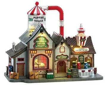 Lemax Bell’s gour popcorn factory
