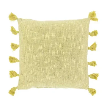 Unique Living Kussen Jonne lemon yellow 45 x 45 cm