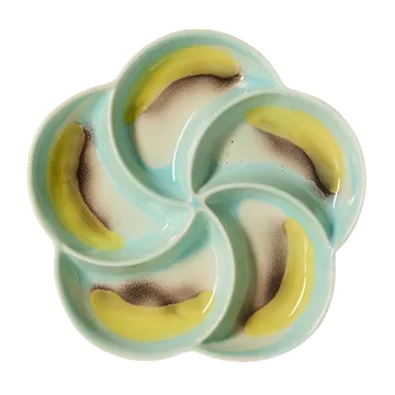 HKliving Snackschaal 70's Ceramics Glint 20 cm