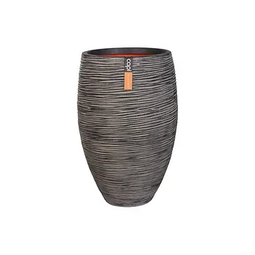 Capi Europe Vaas elegant deluxe Rib NL antraciet