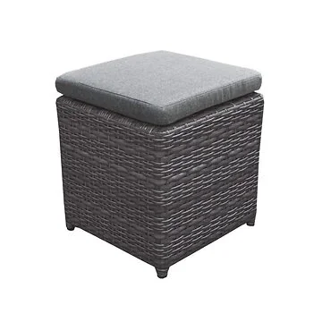 Royal Seasons Hocker Lissabon Antraciet 38 x 38 x 38 cm