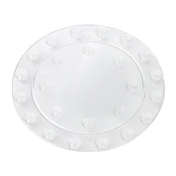 Elho Floorprotector Rond Transparant 18 x 2 cm
