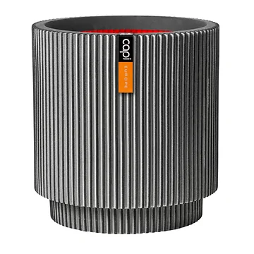 Capi Europe Bloempot Groove Antraciet voor 44 x 46 cm