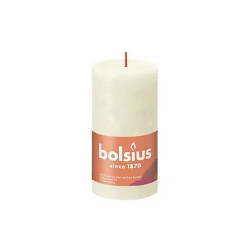 Bolsius Rustiek stompkaars Soft Pearl 130/68