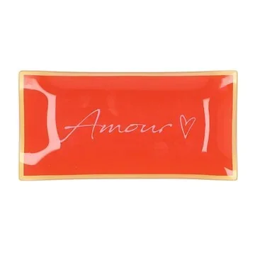 Daan Kromhout Design Bord Rechthoek Amour 20 x 10 x 2 cm