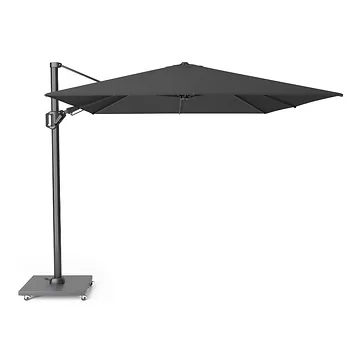 Platinum Zweefparasol Challenger T² Faded Black Rechthoek 260 x 350 cm