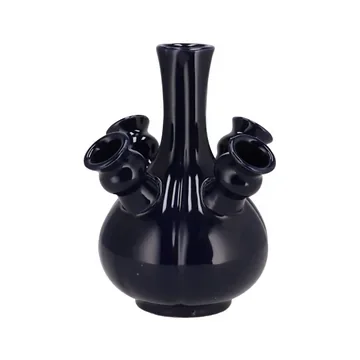 Daan Kromhout Design Tulpenvaas Rotterdam Donkerblauw 20 x 23 cm