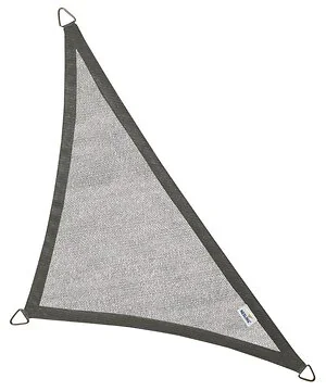 Platinum Sun&Shade Coolfit Schaduwdoek Driehoek Antraciet 400 x 400 x 570 cm