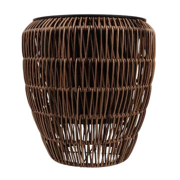 Mica Decorations Pot Pancho Rond Donkerbruin 47 x 40 cm