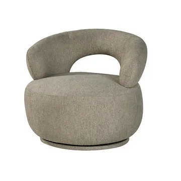 24Seven Draaifauteuil Faro Taupe 81 x 82,5 x 75,5 cm