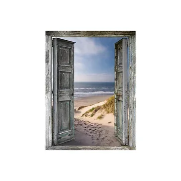 Tuinposter Stranddeur 80 x 60 cm