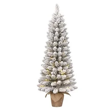 Black Box Trees kunstkerstboom mini sneeuw Gerlos met verlichting 120 x 51 cm