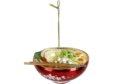 Kersthanger Eetkom Glas Mix 8.9 cm