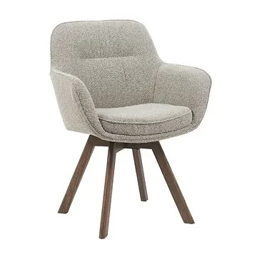 24Seven Seven Draaibare Eetkamerstoel Rocco Taupe 62,5 x 64,5 x 86 cm