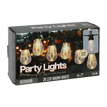 Pro Garden Feestverlichting LED 20 Lampjes 12.5m