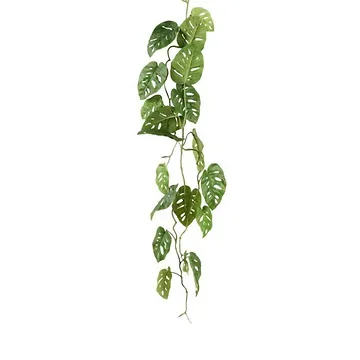 Kunst hangplant Monstera 'Monkey mask' 120 cm