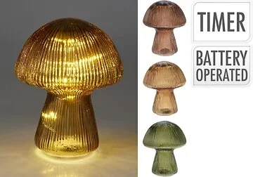 Paddenstoel LED verlicht 19 x 25 cm