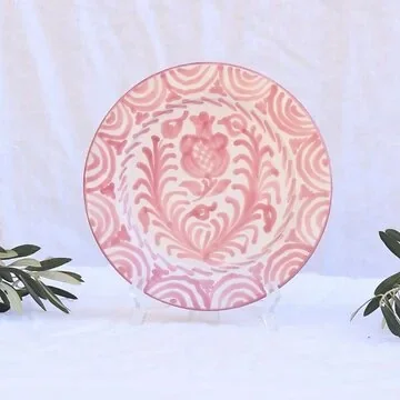 Lenta Living Ontbijtbord Granada Pomegranate Roze 20 cm
