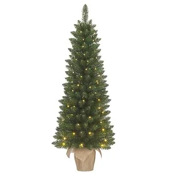 Black Box Trees miniboom jute Gerlos met verlichting 120 x 51 cm
