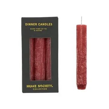 Home Society Dinerkaars S Rood 14 cm 6 stuks