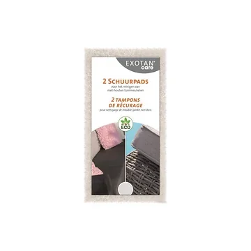 Exotan® Care scrub pads white