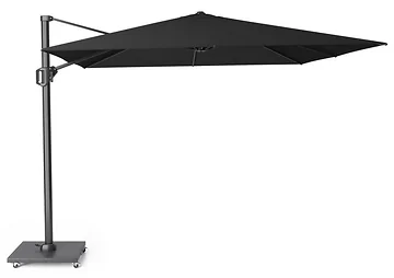 Platinum Zweefparasol Challenger Black Vierkant 300 x 300 cm