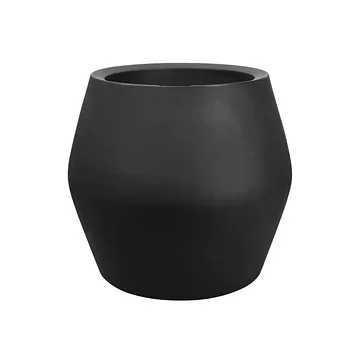Elho June Split Low 46 Zwart - ø 46 x H 42 cm - 100% gerecycled