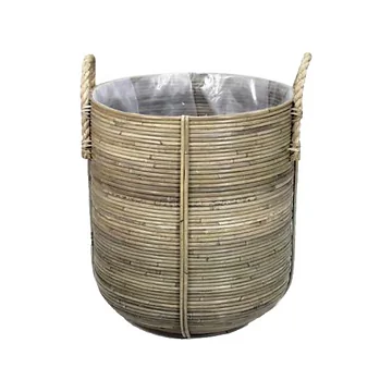 Van der Leeden Basket Stripe Antiek Grijs 45 x 50 