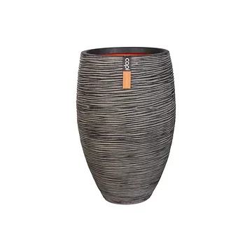 Capi Europe Vaas elegant deluxe Rib NL antraciet