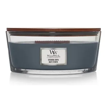 WoodWick Evening Onyx Ellipse Candle