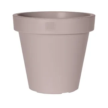 E&K Bloempot Kunststof Taupe 30 x 26 cm