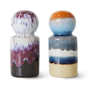 HKliving 70S Ceramics Pepper & Salt Jar