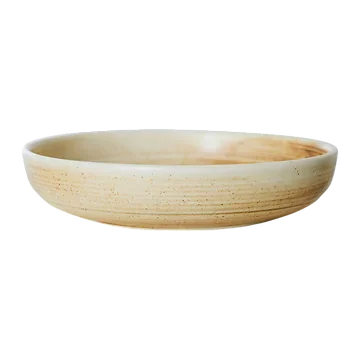 HKliving Diepbord Chef Ceramics Rustic Cream/Brown L 21.5 cm