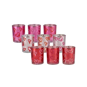 Love You Hearts Candle Holder 12.5 cm