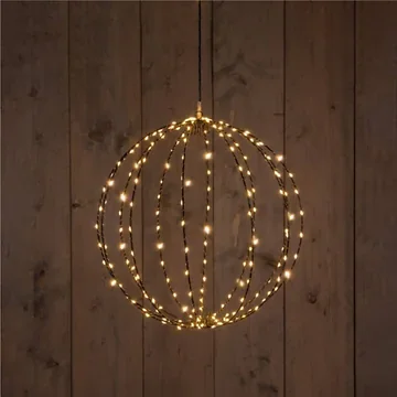 Lichtbol Flash Lights 216 LED Ø50cm Zwart