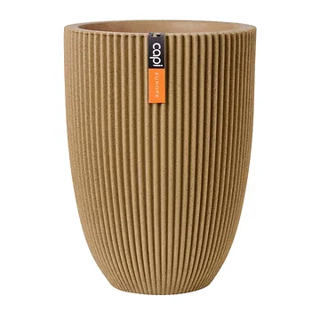 Capi Europe Bloempot Groove Beige 34 x 46 cm